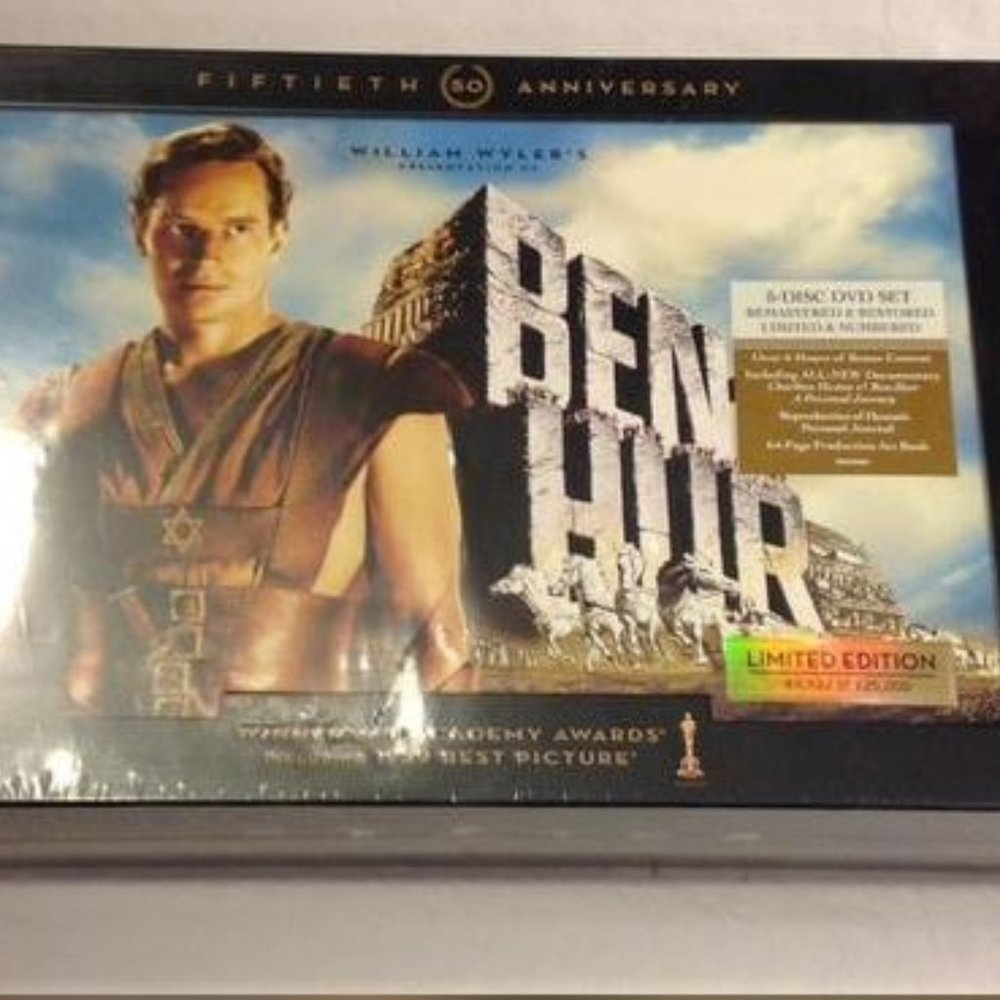 NIB Ben Hur 5-Disc DVD Set Limited Edition